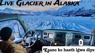 Deadliest Roads of Alaska through Glacier | Solo Trucking Winnipeg to Anchorage | 691