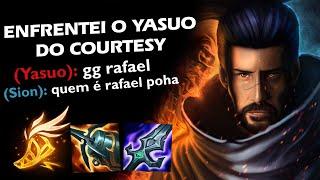 ENFRENTEI O COURTESY E ELE ME ENSINOU A DAR OUTSCALE EM QUALQUER BONECO LATE GAME APENAS COM YASUO.