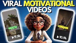 How To Make MONETIZABLE VIRAL Motivational Videos With AI on your PHONE! (Step by step)