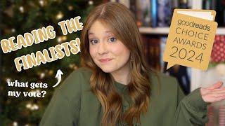 reading goodreads choice awards finalists! what will i vote for? | bookmas day 3