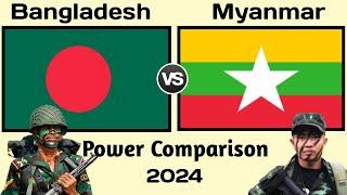 Bangladesh vs Myanmar Military Power Comparison 2024 | Myanmar vs Philippine | world military power