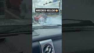 HELLCAT DOES WALKING BURNOUT #hellcat #dodgechallenger #cars #dodgehellcat #musclecar #dodge