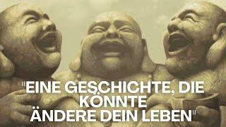 Die Geschichte von drei lachenden Mönchen | Buddhistische Geschichte auf Deutsch