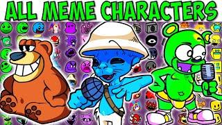 FNF Character Test | Gameplay VS My Playground | ALL Meme Characters Test