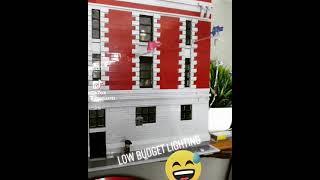 Ghostbusters firehouse lighting #lego #ghostbusters