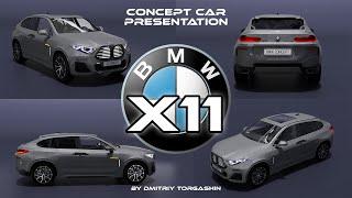 BMW X11 CONCEPT CAR NEW IMAGES - PLATINUM MIST