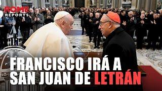 Francisco irá a San Juan de Letrán esta tarde para clausurar un congreso diocesano