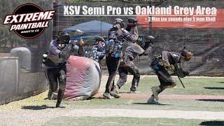 Sacramento XSV vs Oakland Grey Area paintball practice Raw Footage / XSV 3 man plays 5 man xball