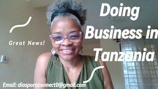 Great News |Tanzania Business Partners #africanamerican #africa #business