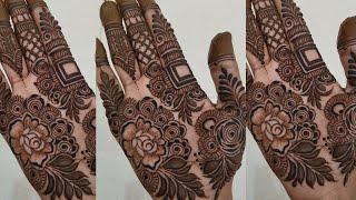 Simple Arabic Mehndi Design for beginners | Easy Mehndi Design | Simple Mehndi Design | @mhandbook