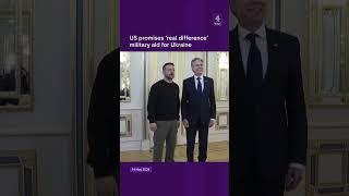US promises 'real difference' military aid for Ukraine