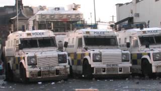 Belfast Riot 2011 - Ardoyne road