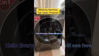 Tub Clean Washing Machine Front Load - LG ScalGo # #lgwashingmachine #tubclean #LG