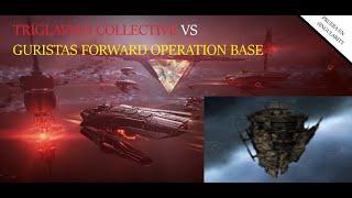 TRIGLAVIANS VS GURISTA FORWARD OPERATION BASE/ En español/ EVE ONLINE/120m isk hr/