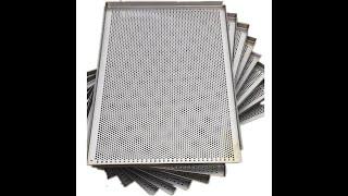 wire mesh tray perforated baking tray XUANKE Stainless steel wire mesh tray perforated baking tray