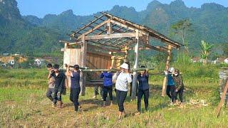 The last assets under the dam were helped by villagers to be transported to safety. 2 months work