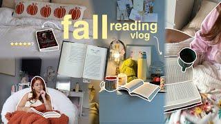 getting cozy & getting through my fall tbr ️ | reading vlog