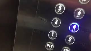 United lifts elevator at anz stadium carpark in Olympic Park (going up)