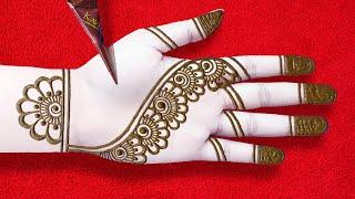 Easy Arabic Mehndi Design Tricks 2021| Front Hand Mehandi Design | Stylish Mehndi for Wedding