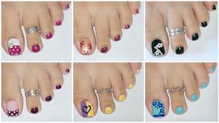 Best Toe Nail Art for Winters 2024 | DIY Foot Nail Designs At Home | Pedicure | Nail Delights 