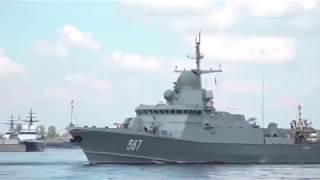 Testing of Russian Karakurt Class Missile Corvette 'Uragan' Begins in Lake Ladoga