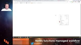 Netlify functions manages headless CMS workflow by webhooks