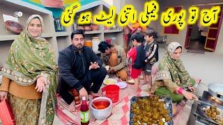 Aj to Puri family itni late Ho GayeKishwarvillagevlog mud house life