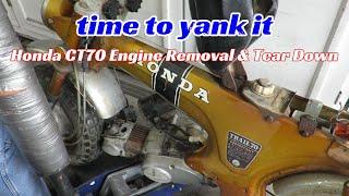 1969 Honda CT 70 Engine Removal & Inspection