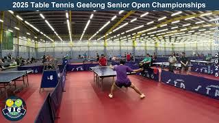 Nicholas Lum (2224) vs  Sanish Ambekar (2193)  Final Highlights  2025 Table Tennis Geelong Senior