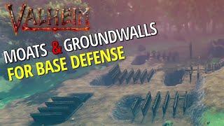 Moats And Ground-Walls (Base Defense) - Valheim