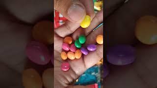 Center Fruit Soft Chews Unwrapping ASMR, Center Fruit Candy, With Fruit Juice #Shorts