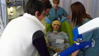 Holly After GBS - Moving from bed to chair in a sling with Guillain-Barre syndrome