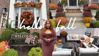 Fall Outdoor Decor | Front Porch & Patio Makeover