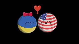 Usa in love |Usa Terrible Dreams|Countryballs#countryballs#geography#mapper