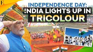 Watch: India Adorns Itself In A Tricolour Spectacle On Its 78th Independence Day