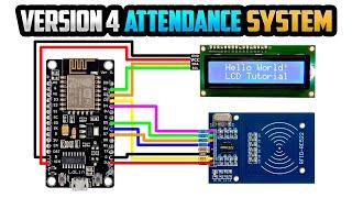 RFID Attendance System using ESP8266 and Google Sheets Version 4