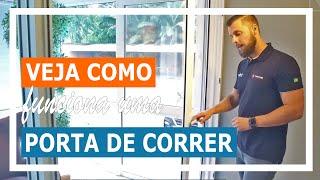 Veja como funciona uma porta de correr