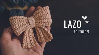 Hermoso lazo en crochet | Debes tejerlo!