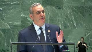 Discurso del Presidente Luis Abinader ante la "79ª sesión de la Asamblea General de la ONU".