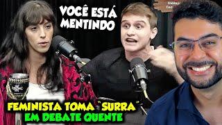 F3MINISTA TOMA "SURRA" EM DEBATE QUENTE