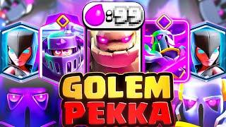 MIND BLOWING ! GOLEM PEKKA IS THE BEST META IN CLASH ROYALE!