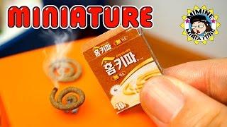 [ENG]Miniature "피울수 있는 진짜 모기향"-mosquito coil 미미네미니어쳐 ミミネミニチュア
