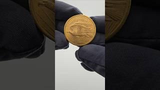 Золотая монета США 20 долларов, 1908 г/ Двойной орел/ Без надписи "In God We Trust" продажа в Киеве!
