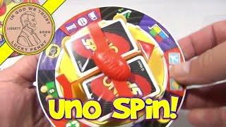 How To Play The Game Uno Spin To Go Travel Game, 2009 Mattel Toys