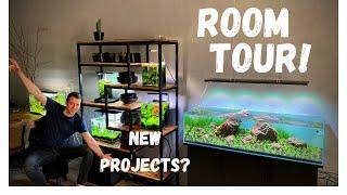 ALL MY AQUARIUMS IN 1 VIDEO!!! Full Room Tour June 2021