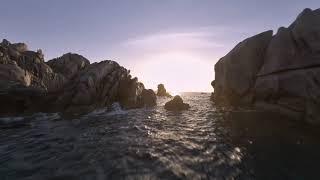 ROCKY COAST SUNSET - ITALY - FPV Drone experience 3D VR180