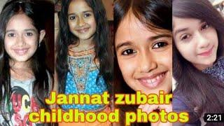 jannat zubair cute childhood pictures