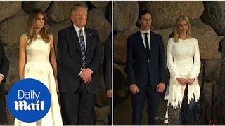 Melania and Ivanka don white dresses at Holocaust memorial - Daily Mail