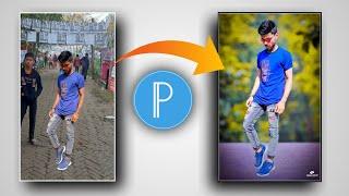 Pixellab Photo Background change || Pixellab Photo editing tutorial || Pixellab Edit