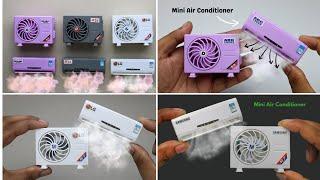 4 Amazing Miniature Air Conditioning Unboxing & Test Video || Best Gadgets Solar AC